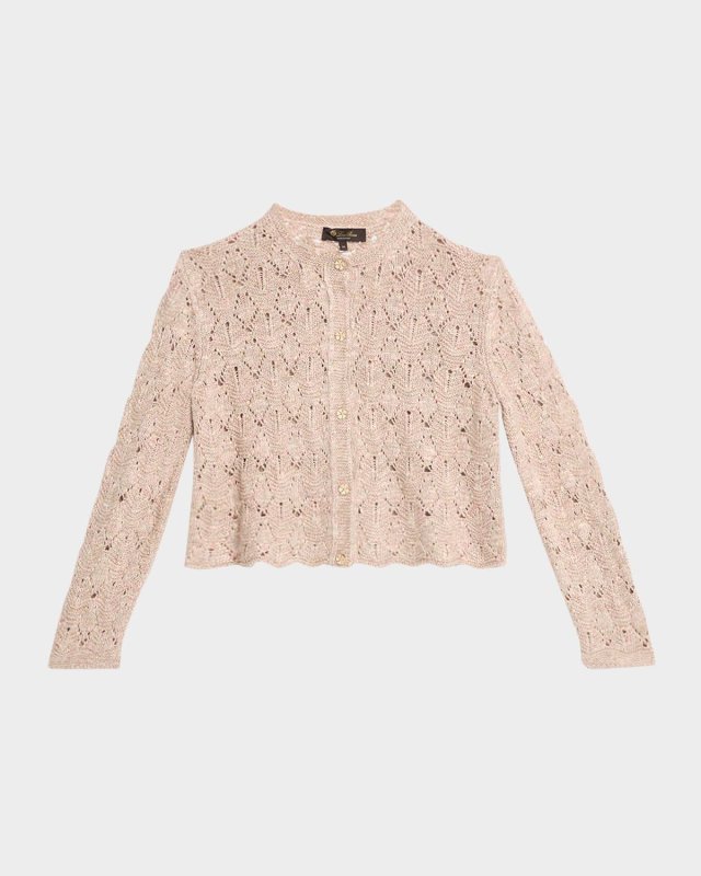 Verbania Linen, Silk, and Cashmere Cardigan Sweat